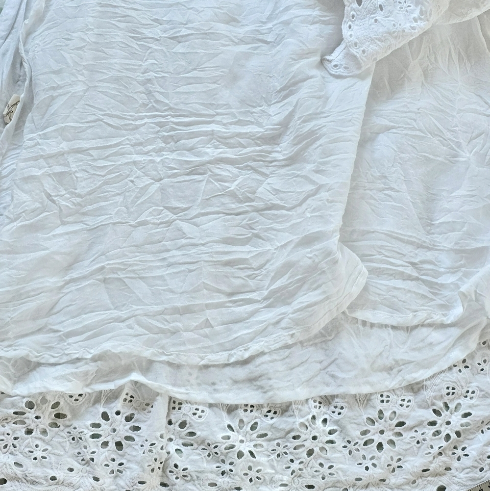 Spell White Maxi Skirt with Lace Details - Picture 8 of 10